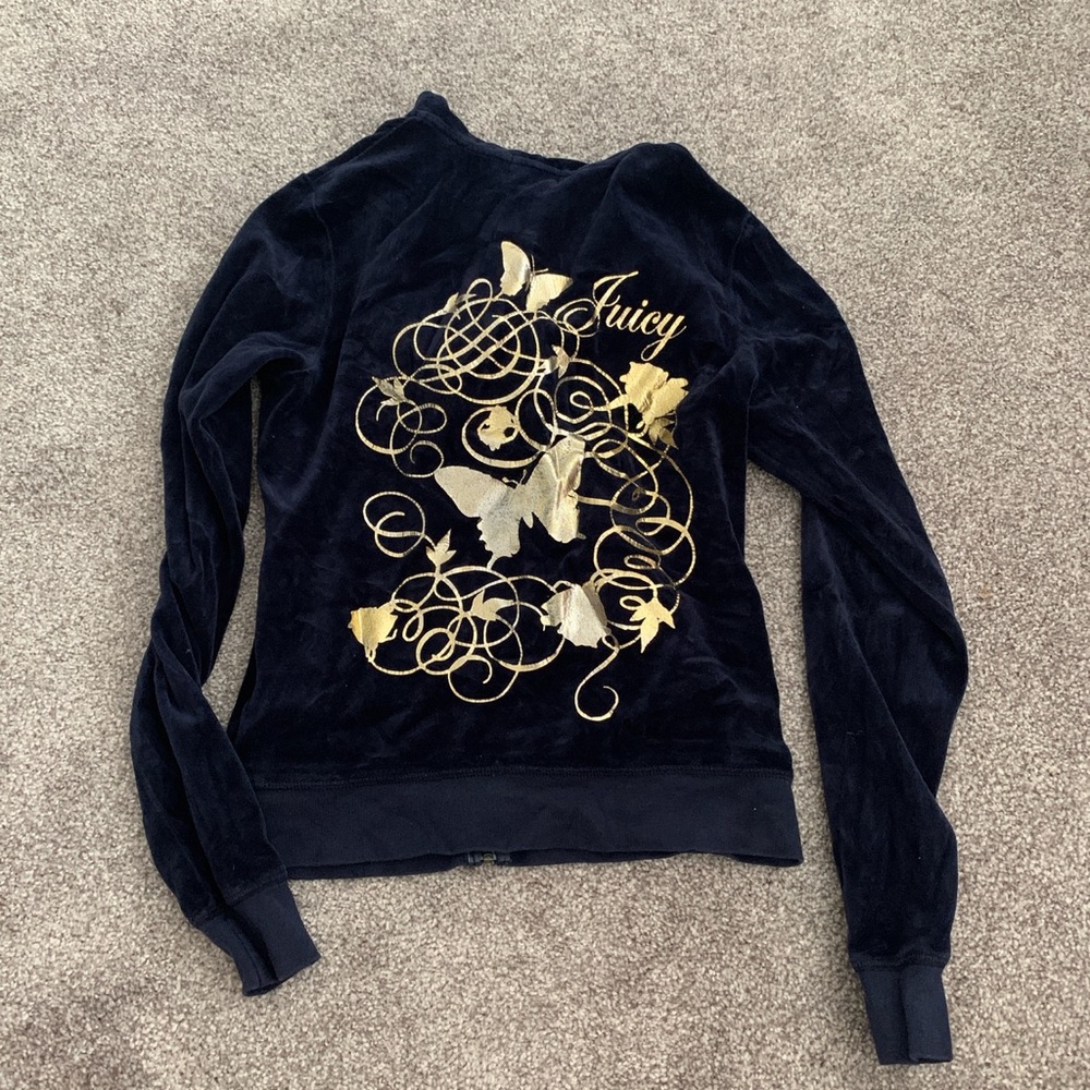 Juicy Couture Blue Velvet Tracksuit